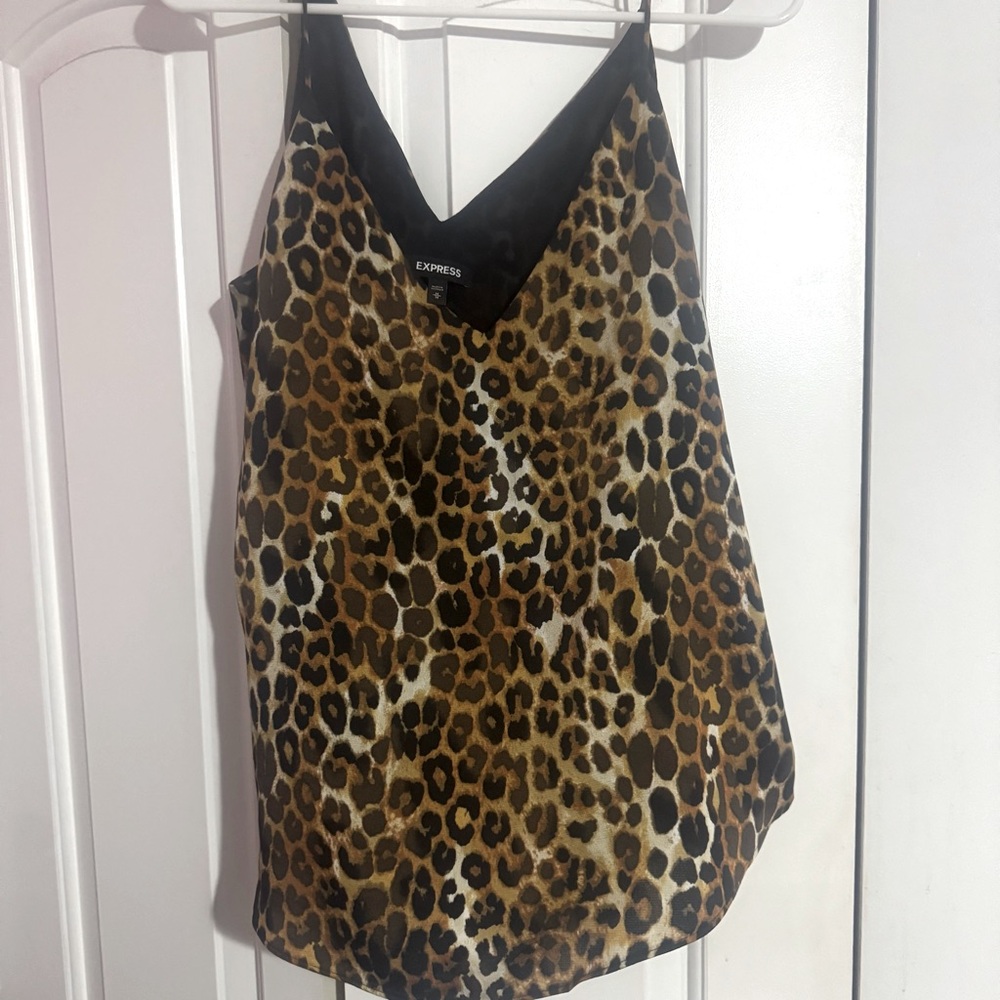 Express Leopard Print Tank